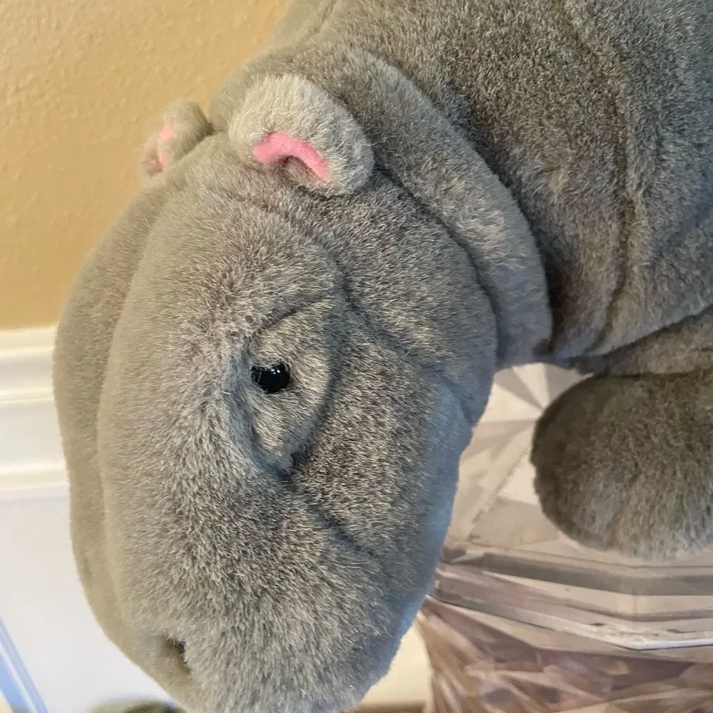 Plush Hippo Small of the Wild 1995 Plush Hippo 16 inch
